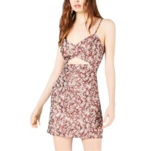 NWT LEYDEN‎ Cutout Printed Cami Sheath Dress | Blossom Jacquard Size XL 0429